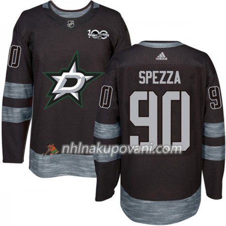 Dallas Stars Dresy Jason Spezza 90 1917-2017 100th Anniversary Adidas Černá Authentic - Pánské